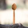 10" Olive Wood Serving Spoon