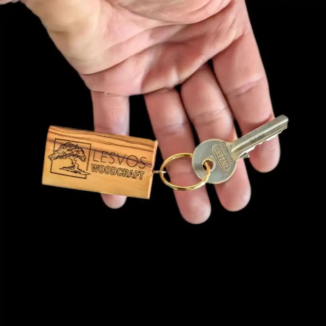 Engraved Scripture Keychain