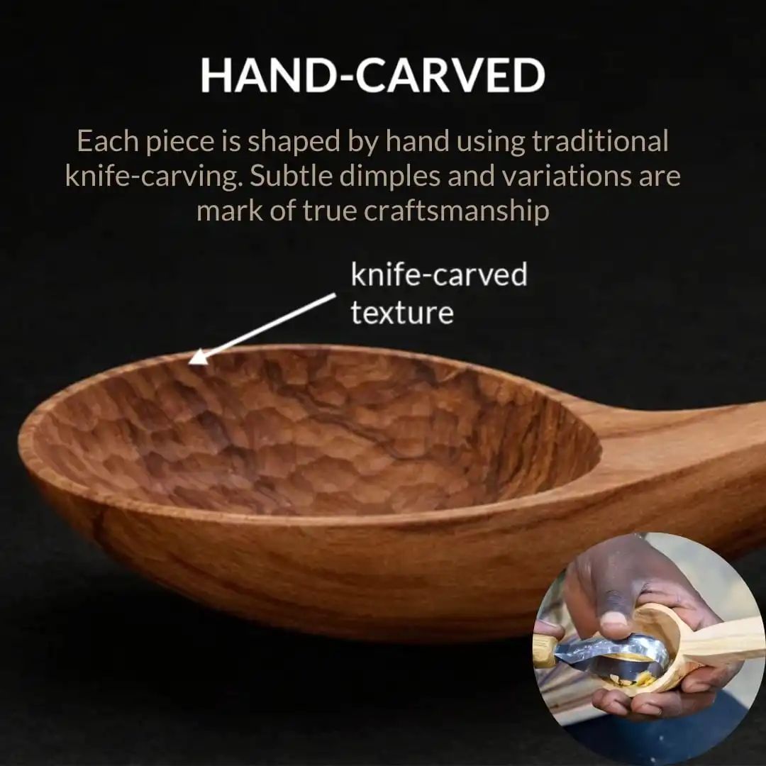 Olive Wood Soup Ladle — view 3